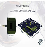 EcoDim ECO-DIM.07 Zigbee Basic Led dimmer universeel 0-200W (RC)