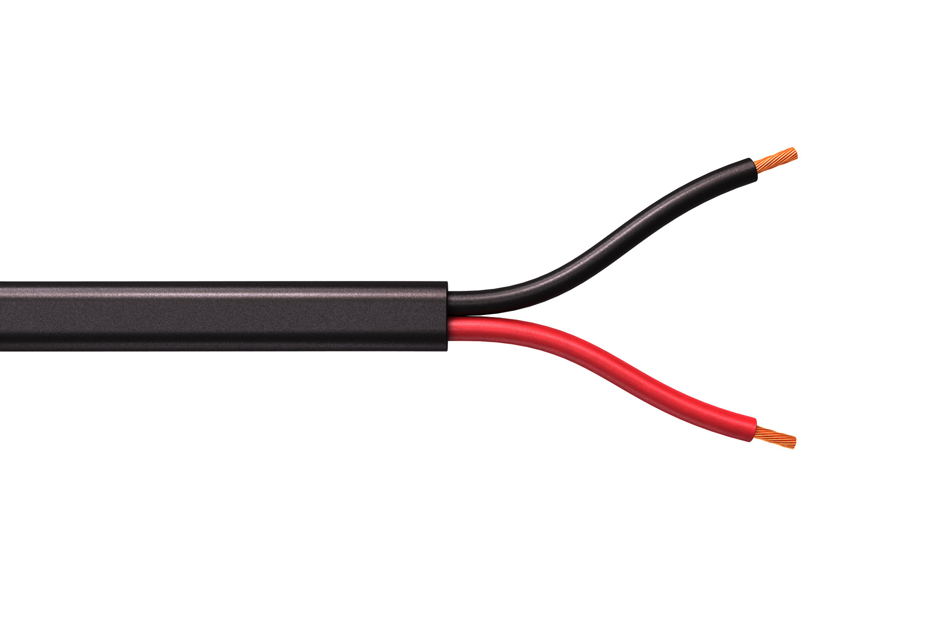 2-aderige platte kabel 0,75mm²