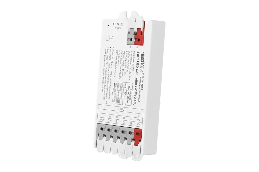 MiLight MiBoxer E3-WR 3-in-1 LED Controller RGB/RGBW/RGB+CCT WiFi+RF