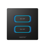 MiLight MiBoxer ES2WB 2-zones Smart Wandschakelaar WiFi + 2.4G (zwart)