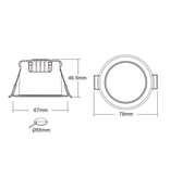 MiLight MiBoxer HPS1-RF microwave radar aanwezigheids sensor 24 GHz