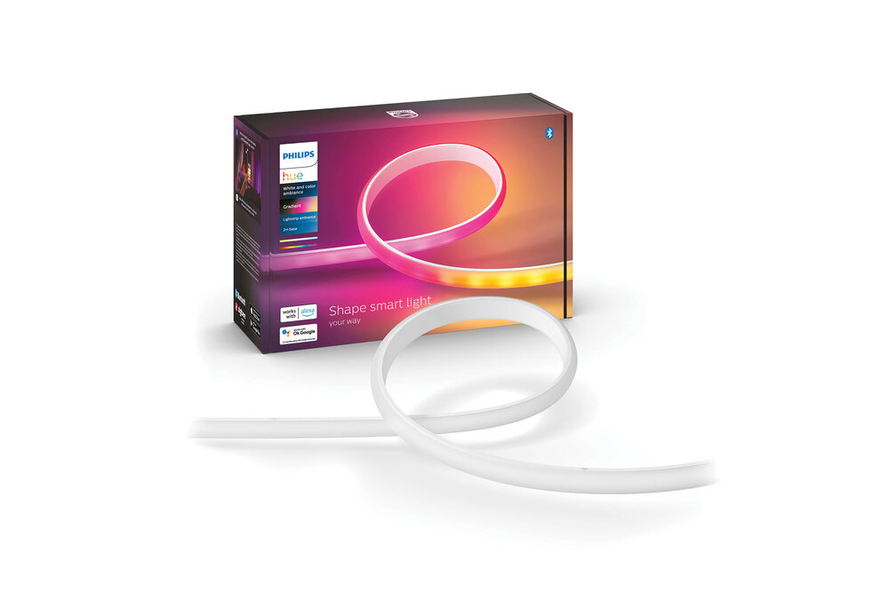 Philips Hue Philips Hue gradient lightstrip - wit en gekleurd licht - 2m - basis | 20 Watt