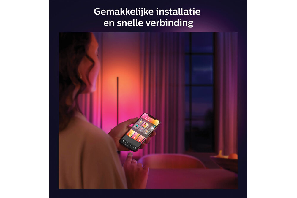 Philips Hue Philips Hue gradient lightstrip - wit en gekleurd licht - 2m - basis | 20 Watt