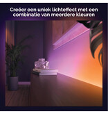 Philips Hue Philips Hue gradient lightstrip - wit en gekleurd licht - 1m - uitbreiding | 12 Watt