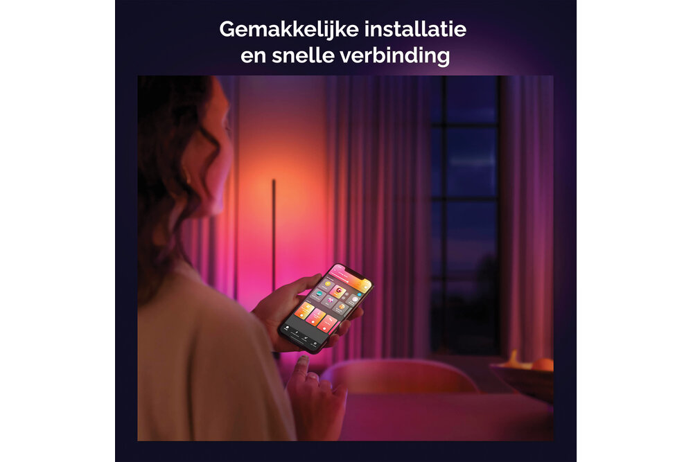 Philips Hue Philips Hue gradient lightstrip - wit en gekleurd licht - 1m - uitbreiding | 12 Watt