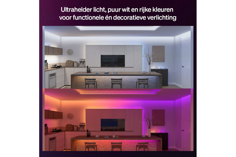 Philips Hue Philips Hue Flux ultraheldere LED strip 5m  | 4800 lumen (totaal) | 48 Watt