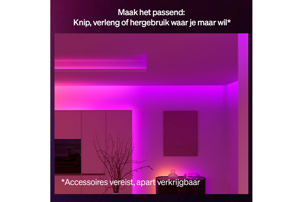 Philips Hue Philips Hue Flux ultraheldere LED strip 10m | 6000 lumen (totaal) | 60 Watt