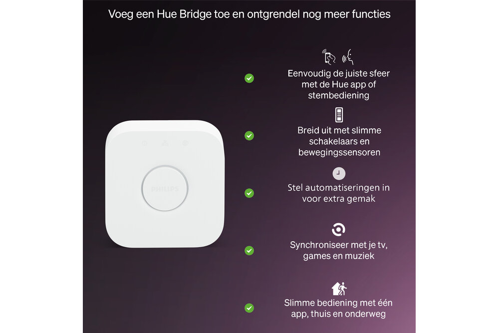 Philips Hue Philips Hue Neon LED strip voor buiten 10 m | 1100 lumen (totaal) | 30 Watt