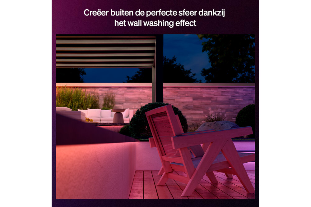 Philips Hue Philips Hue Flux LED strip voor buiten 5 m | 3000 lumen (totaal) | 30 Watt