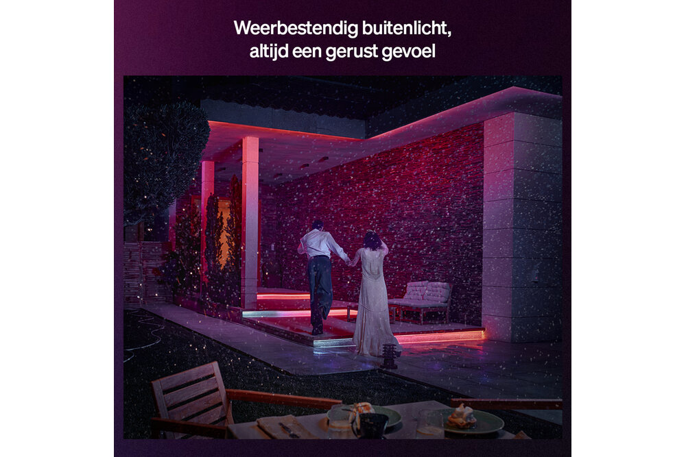 Philips Hue Philips Hue Flux LED strip voor buiten 10 m | 3000 lumen (totaal) | 30 Watt