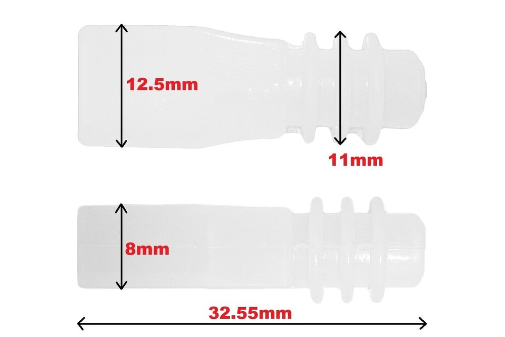 Applamp Siliconen kabelwartel  voor opgedeelde waterdichte ledstrip RGBCCT IP68 COB LED-strip