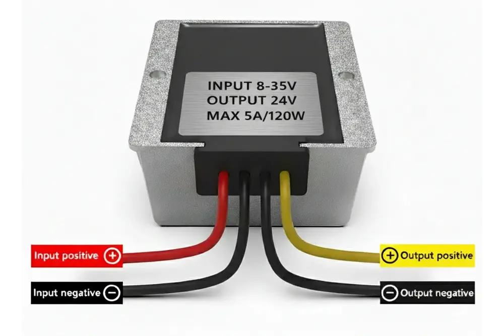 Applamp 24V Spanningsstabilisator voor LED Strips – DC 8–35V naar 24V – 120W