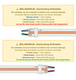 Waterdichte 4-pins Dual White / RGB COB LED strip connector soldeervrije voor 10-12mm ledstrips