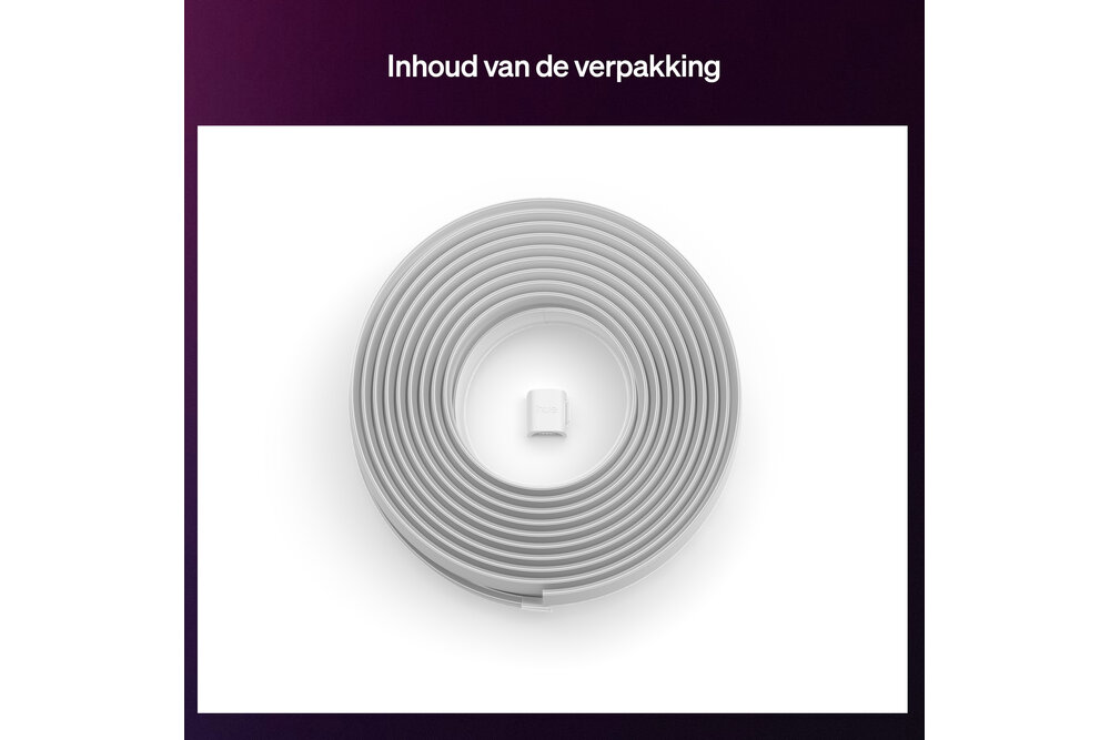 Philips Hue Philips Hue Flux LED strip verlenging - 10 meter verlengstrip -  Eenvoudige installatie - Wit en gekleurd licht - Chromasync™ technologie | 60 Watt