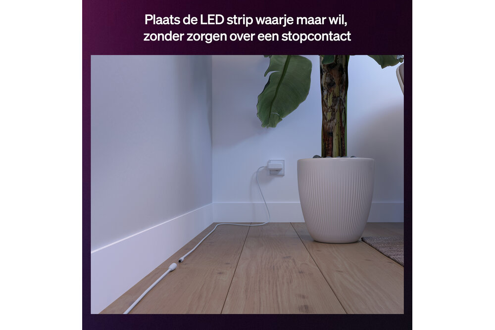 Philips Hue Philips Hue Flux Verlengkabel -  5 m - Eenvoudige installatie - Onopvallend minimalistisch design - Laagspanning
