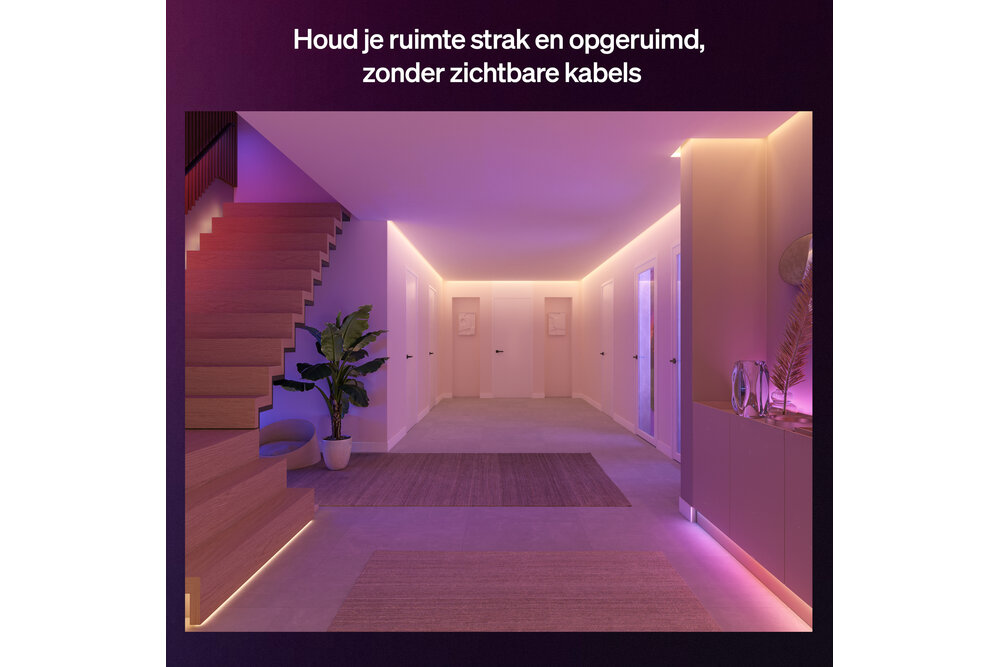 Philips Hue Philips Hue Flux Verlengkabel -  5 m - Eenvoudige installatie - Onopvallend minimalistisch design - Laagspanning