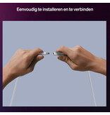 Philips Hue Philips Hue Flux Verlengkabel -  5 m - Eenvoudige installatie - Onopvallend minimalistisch design - Laagspanning