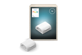 Philips Hue Philips Hue Flux Connector - Verbindt 2 Flux LED strips in een rechte lijn - Doorlopende gelijkmatige lichtlijn - 4 stuks