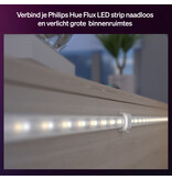 Philips Hue Philips Hue Flux Connector - Verbindt 2 Flux LED strips in een rechte lijn - Doorlopende gelijkmatige lichtlijn - 4 stuks