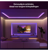 Philips Hue Philips Hue Flux LED strip verlenging - 5 meter verlengstrip -  Eenvoudige installatie - Wit en gekleurd licht - Chromasync™ technologie | 48 Watt