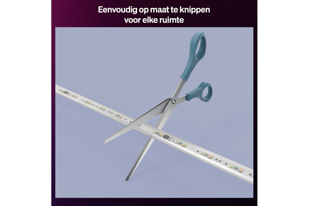 Philips Hue Essential Philips Hue Essential LED Strip - 5m - Gekleurd licht - Dimbaar - Knip op maat- Bediening via onze app of met je stem | 15.3 Watt