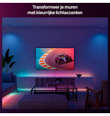 Philips Hue Essential Philips Hue Essential LED Strip - 10m - Gekleurd licht - Dimbaar - Knip op maat- Bediening via onze app of met je stem | 27.2 Watt