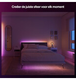 Philips Hue Essential Philips Hue Essential LED Strip - 10m - Gekleurd licht - Dimbaar - Knip op maat- Bediening via onze app of met je stem | 27.2 Watt
