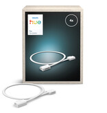 Philips Hue Philips Hue Flux Verbindingskabel -  Creëert lichtvrije zones - 50 cm lang - Flexibele en eenvoudige installatie - 4 stuks