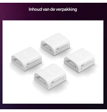 Philips Hue Philips Hue Flux Connector - Verbindt 2 Flux LED strips in een rechte lijn - Doorlopende gelijkmatige lichtlijn - 4 stuks