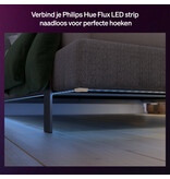 Philips Hue Philips Hue Flux Hoekconnector - Verbindt 2 hoekstrips in 90° hoek - Doorlopende gelijkmatige lichtlijn - 4 stuks