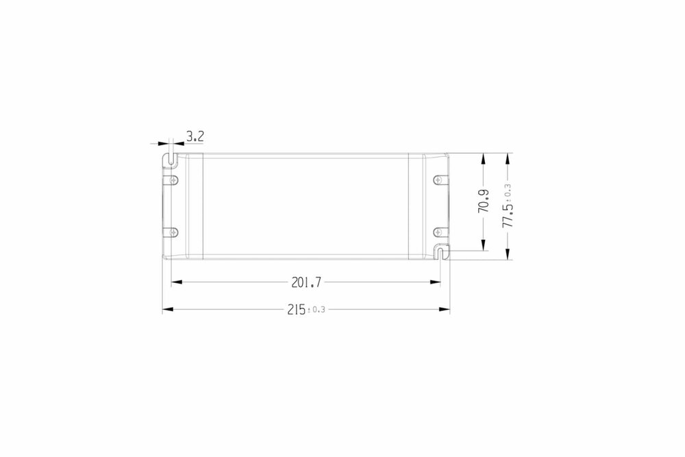 POS-POWER Compacte Dimbare Voeding DC 24 Volt 300 Watt 12.5 Ampère