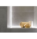 EDGE TS180 12mm Zwart verzonken Led Profiel voor tegels en stucwerk