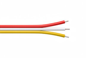 3-aderige 20AWG Platte kabel 3x0,5mm voor dual white led strips