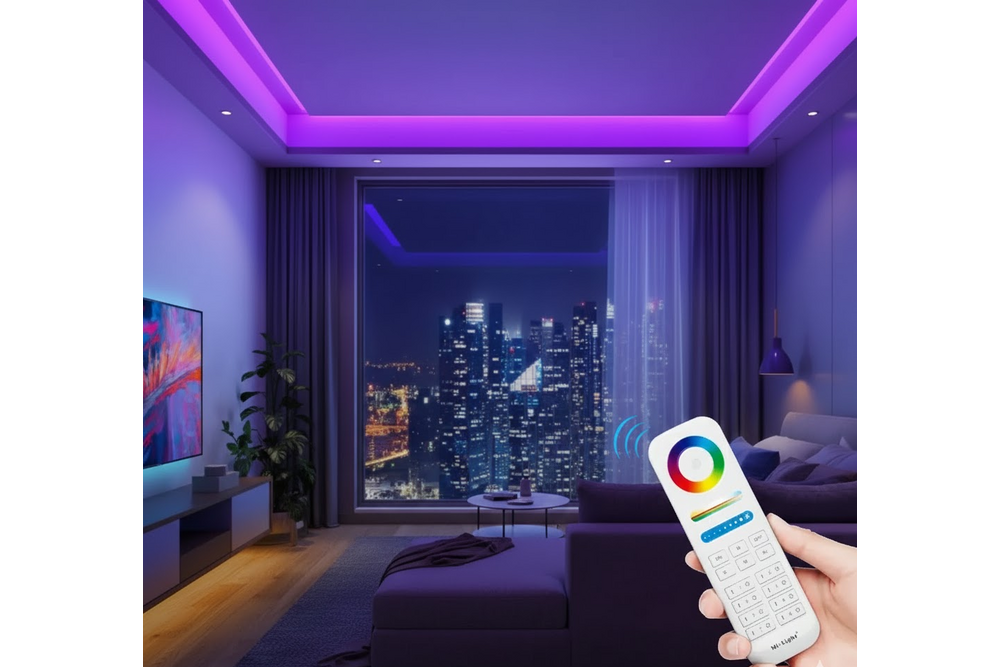 Miboxer MiBoxer E2-ZR 2-in-1 Dimbare LED Controller met Zigbee 3.0 en 2,4 GHz RF - Geschikt voor Single Color en Dual White LED strips