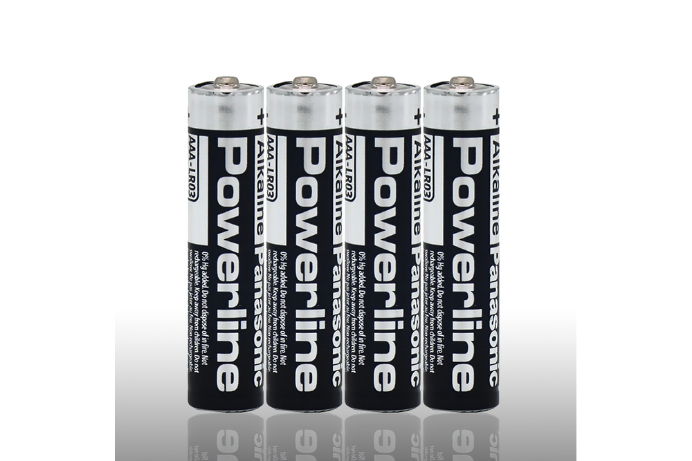 Panasonic INDUSTRIAL Powerline Alkaline Batterijen 4-pack AAA 1,5 Volt