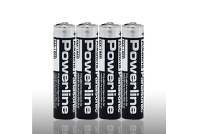 Panasonic INDUSTRIAL Powerline Alkaline Batterijen 4-pack AAA 1,5 Volt