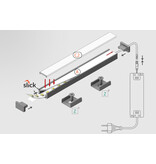 Test : CONTOUR 8mm Led Profiel Opbouw 1m-2m - Copy