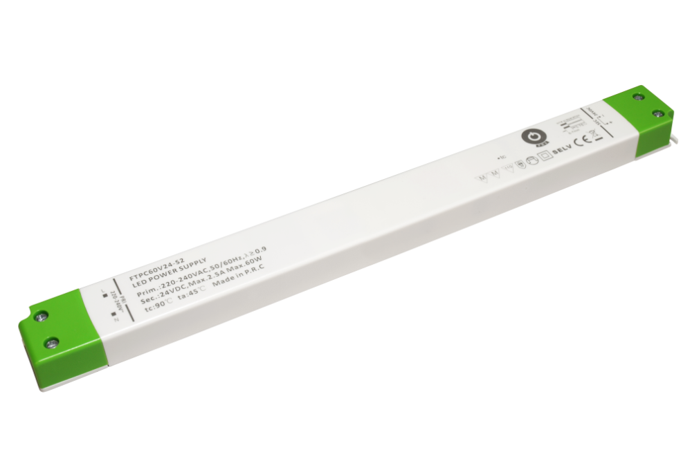POS-POWER Ultra Dunne POS Voeding DC 24 Volt 60 Watt 2.5 Ampère met PFC control