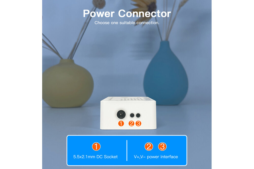 Enkelkleurige Gledopto GL-C-009P Zigbee Dimmer Controller | 12-54 Volt 270 Watt