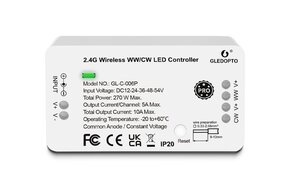 Dual White Gledopto Zigbee Controller GL-C-006P | 12-54V 270W