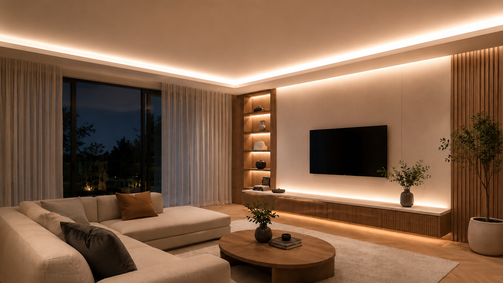Lichtstrip plafond