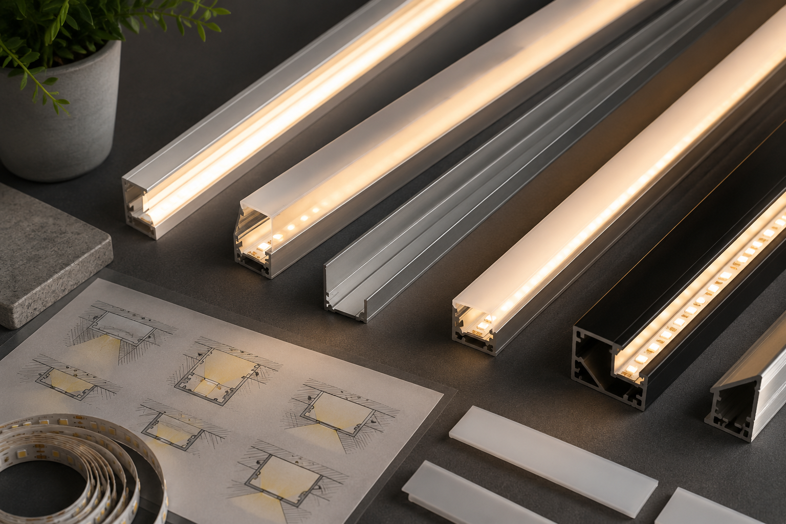 Led profiel indirect licht