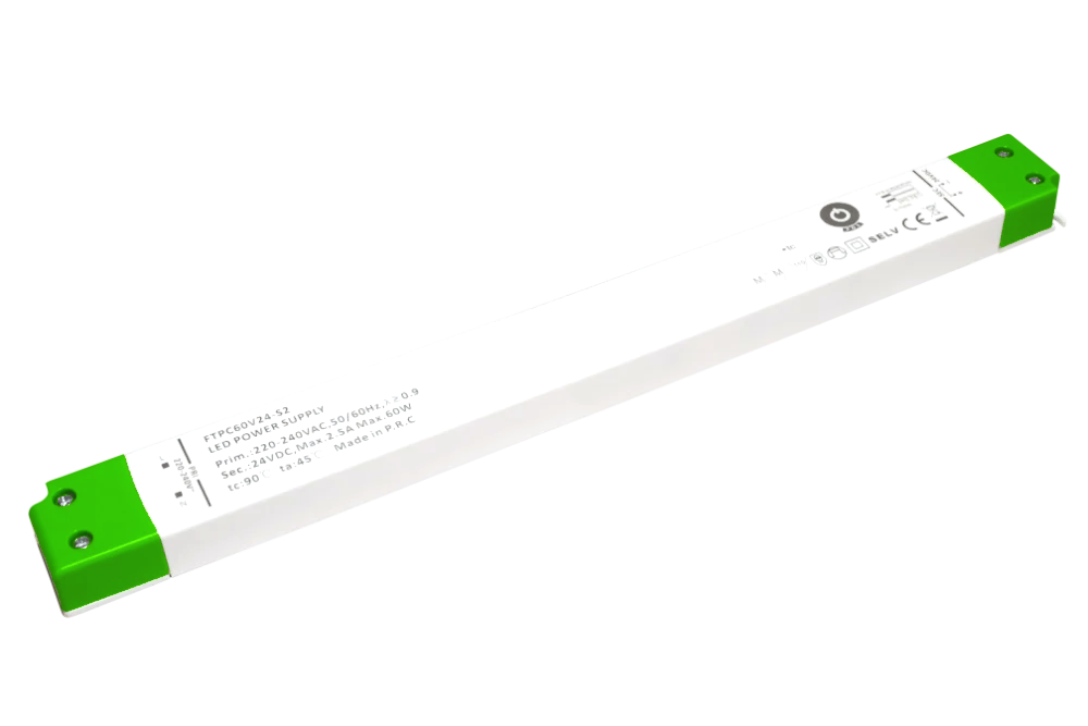 POS-POWER Ultra Dunne POS Voeding DC 24 Volt 60 Watt 2.5 Ampère met PFC control