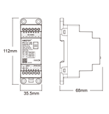 MiLight MiBoxer DL2-T – DIN-Rail DALI-2 3in1 LED Controller met CCT-, Single Color- en 2-Kanaals Uitgang (DT8)