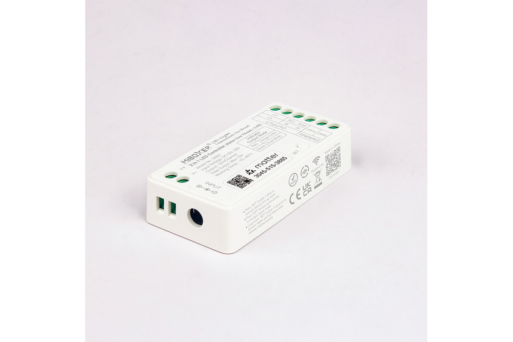 MiLight MiBoxer SMZ2 – Matter over Thread + RF 2.4G Enkelkleur/Dual White CCT Dimmer LED Controller (2-in-1)