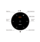 MiLight MiBoxer K5 – 2.4G RF CCT Draaiknop Afstandsbediening met Kleurtemperatuur & Dimfunctie, AAA Batterijen
