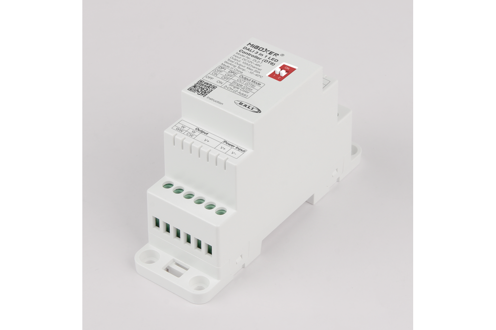 MiLight MiBoxer DL2-T – DIN-Rail DALI-2 3in1 LED Controller met CCT-, Single Color- en 2-Kanaals Uitgang (DT8)