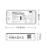 MiLight MiBoxer SR2-2 – 2,4GHz RF 3-in-1 LED Controller voor Single Color, 4-Kanaals Single Color en 2-Kanaals Dual White | 12-24V 12A