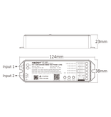 MiLight MiBoxer MLZ5  Matter over Thread + RF 2.4G Enkelkeur/DualWhite/RGB/RGBW/RGBCCT–LED Controller (5-in-1) | 12V-48V 15A