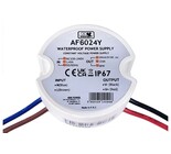MWPower Mini Waterdichte Voeding ⌀50mm - DC 24V 60 Watt 2.5A - IP66
